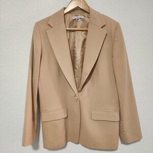 Women's Pendleton Balzer Camel Color Size 16 Business Casual 100% Virgin Wool